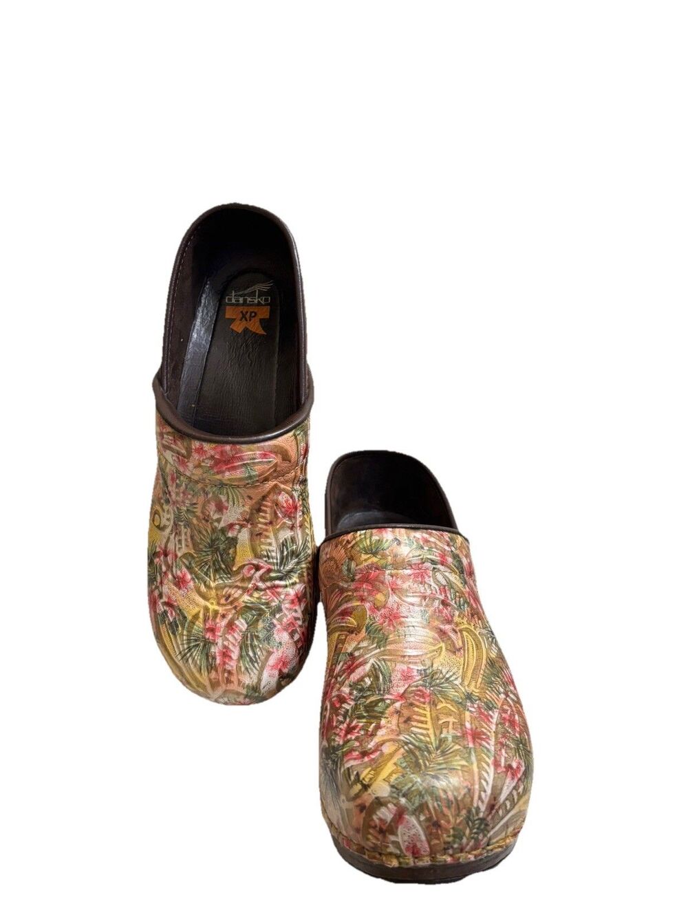 Dansko XP Floral Print Clogs. Size EU 42 Equivalent US 11.5-12 Women /9-9.5 Men